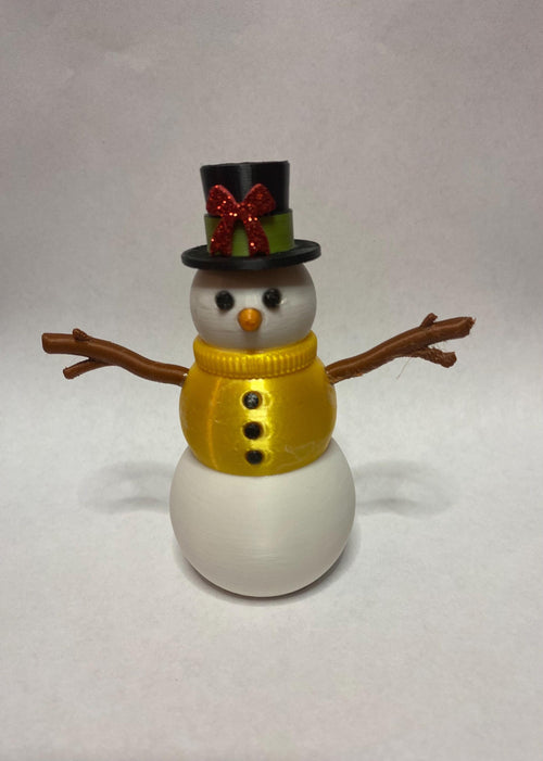 3D Printed Snowman