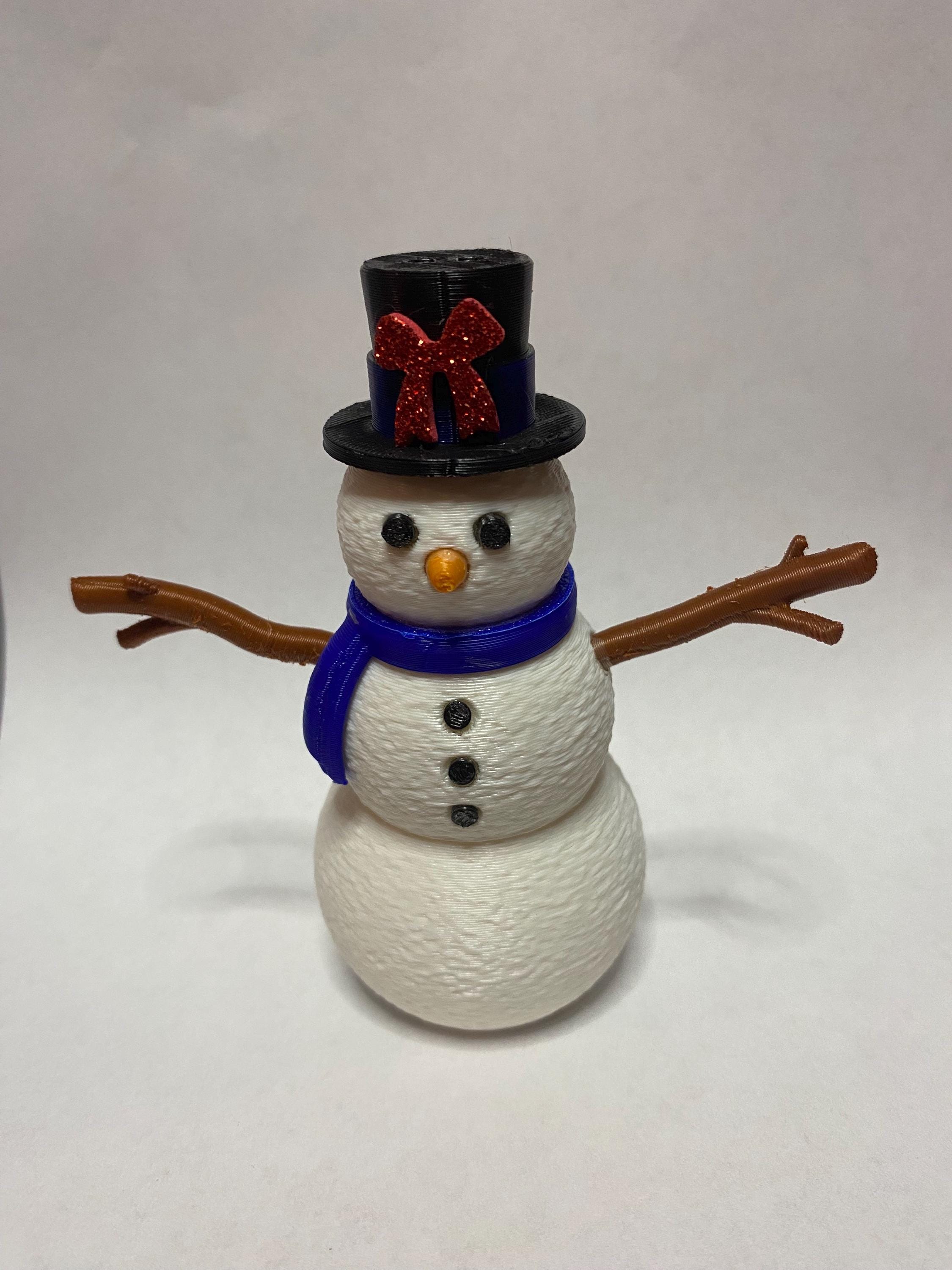 3D Printed Snowman
